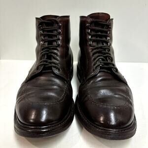 VERY GOOD Alden Indy 403 Mocc Toe Boot (Brown Chromexcel) Made in USA Men's 10